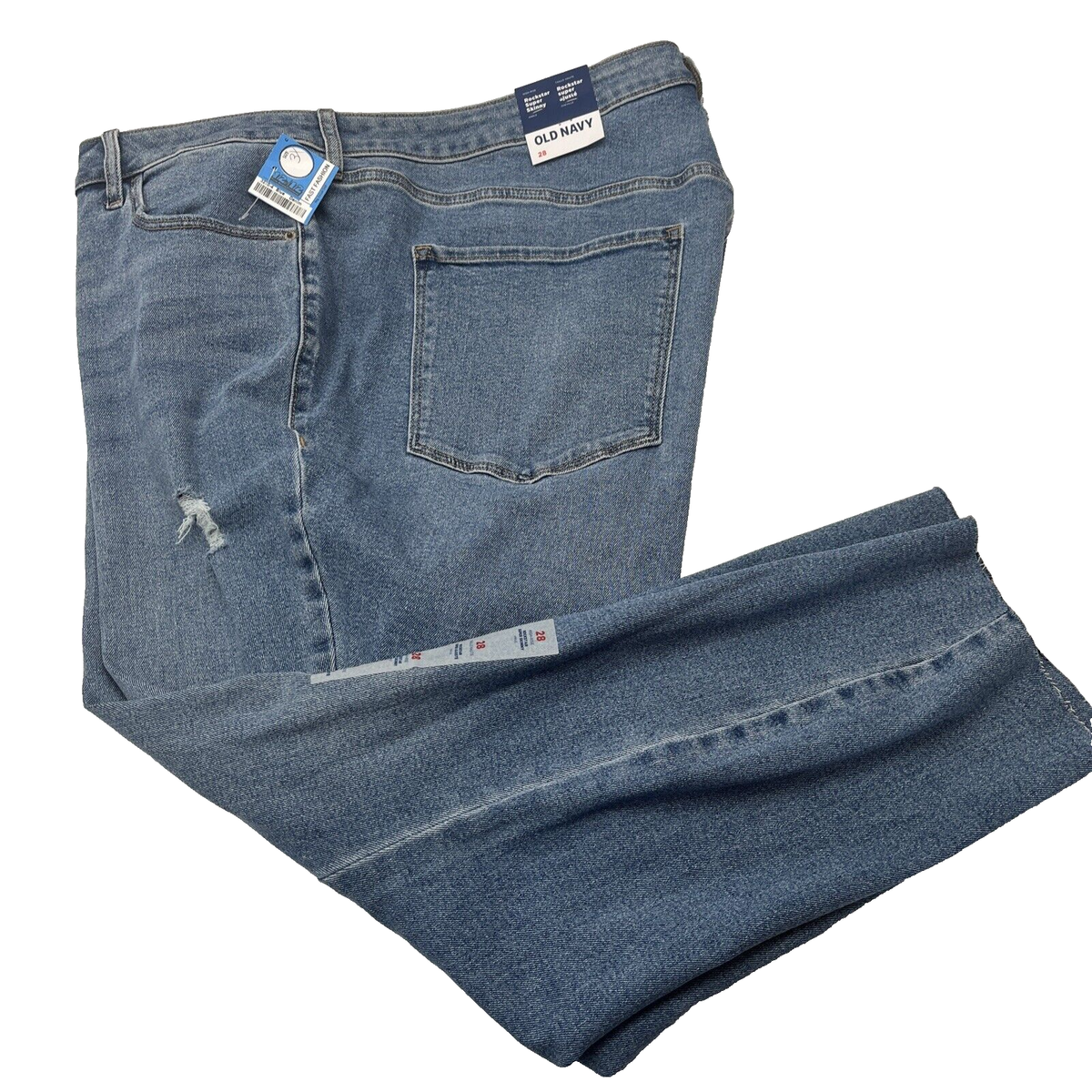 Old Navy Jeans Womens Size 28 Blue Rockstar Super Skinny High Rise