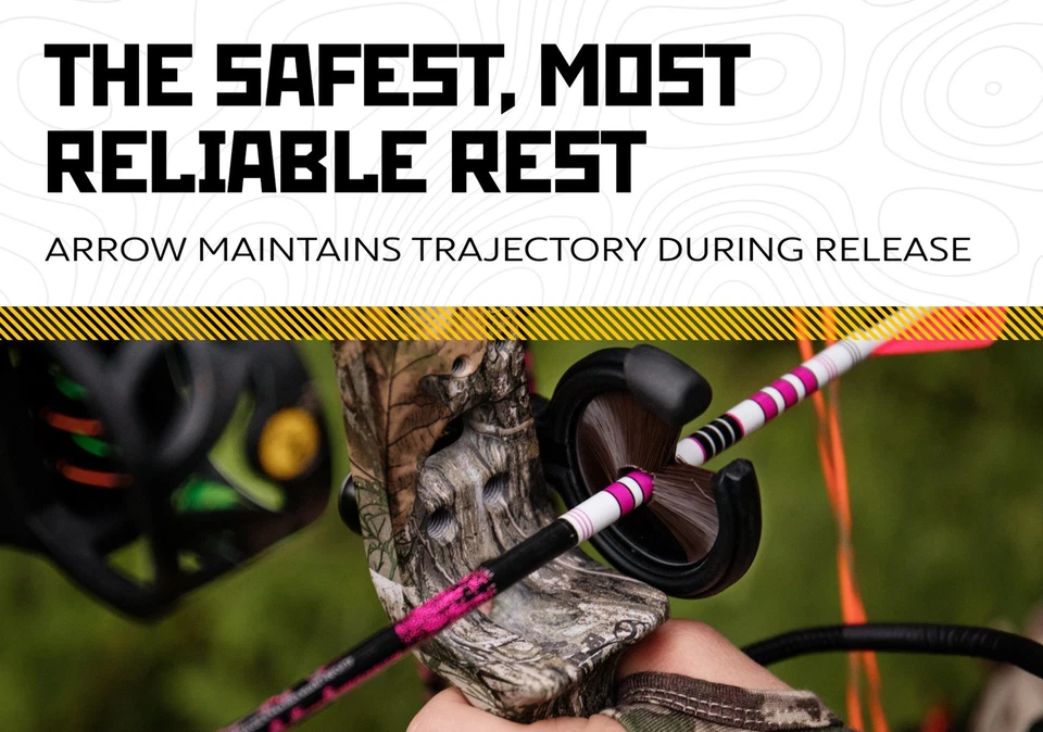 Trophy Ridge Kill Shot Bigote Galleta Tiro con Arco Reposaflechas Ambidiestro Marrón... Foto 4 de 4