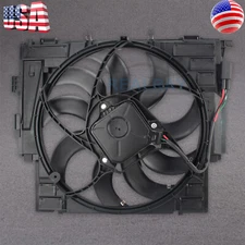 Radiator Condenser Cooling Fan Assembly 17418642161 for BMW F10 528i 2012-2016