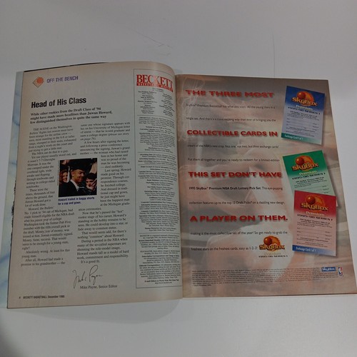 Beckett Basketball Monthly Magazine - December 1995 Issue #65 - David Robinson - Picture 5 of 14