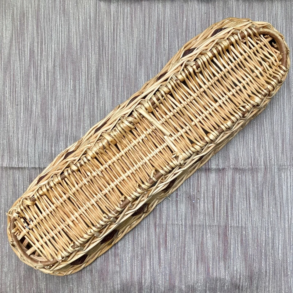 Authentic 1960s French Wicker Baguette Basket –Burgundy Côte d’Or Vintage Rustic - Image 4 of 4