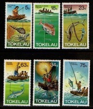 Tokelau Islands 1982 Fishing Methods SG85-90 MNH