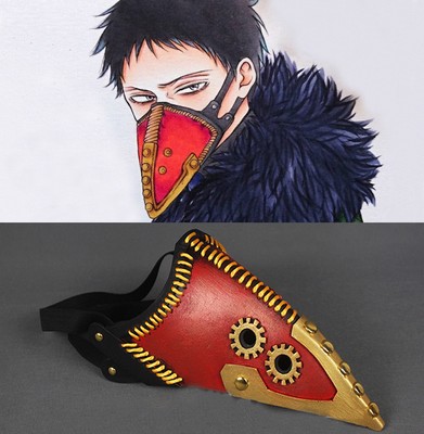 Anime Boku No My Hero Academia Overhaul Half Face Mask Cosplay Halloween Prop