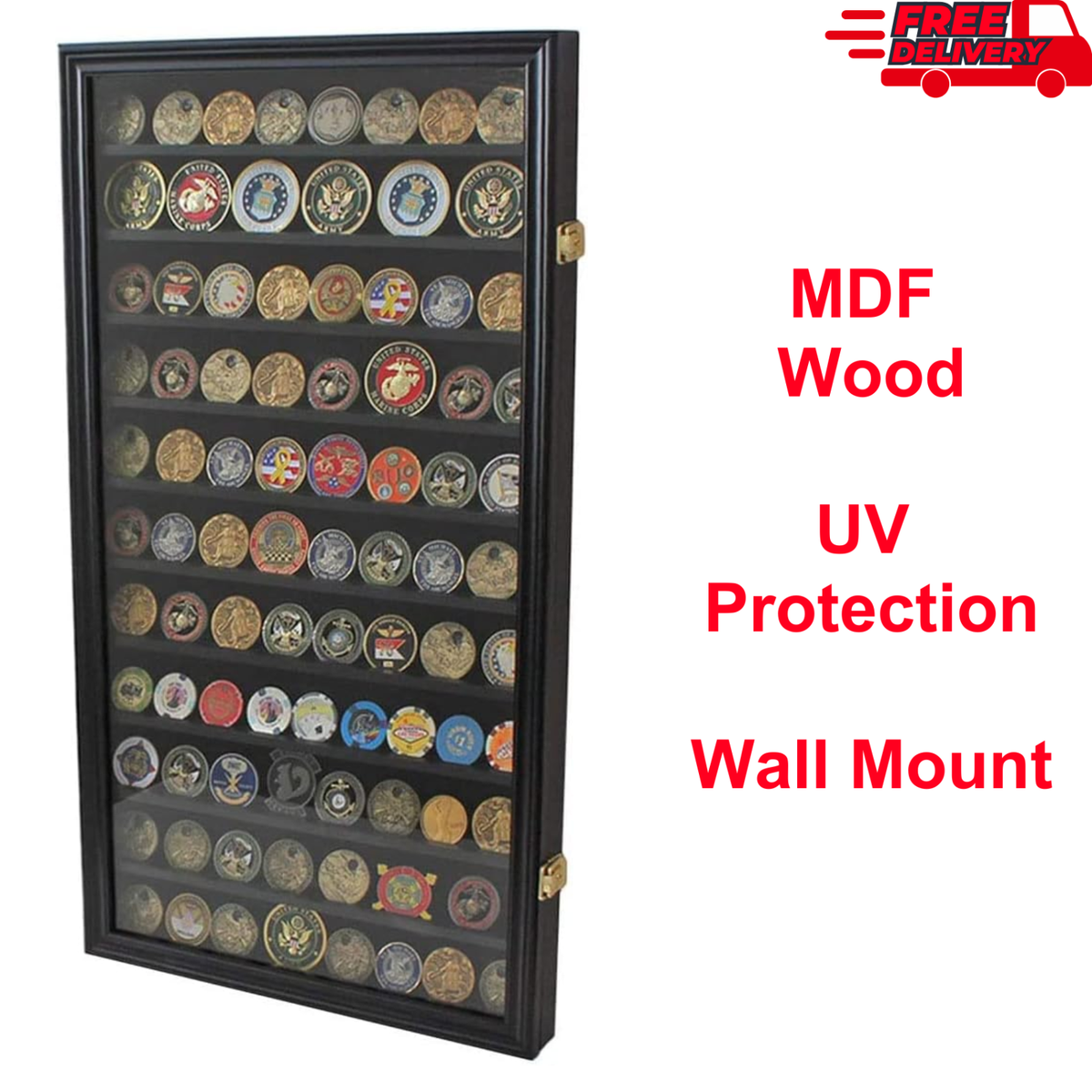 SAFE Aluminium Muntenkoffer '€10 Luft' Incl. 6 Tableaus Met Uitsparingen Van 375 Mm In Doorsnede