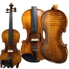 Stradivari Model SONG Brand Solid wood whole violin 4/4, Loud deep tone 15826