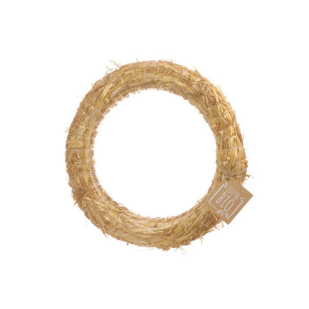 BIO Natural Straw Wreath Base 30cm/12 Inch Outer Diameter