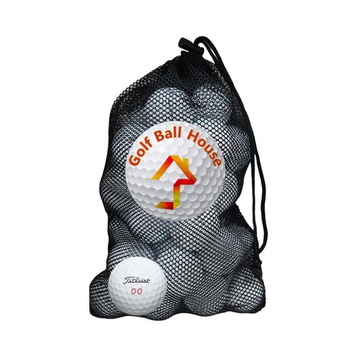 4 douzaines de balles de golf premium AAA Titleist Pro V1/ Pro V1x d'occasion avec sac en maille - Photo 2/7