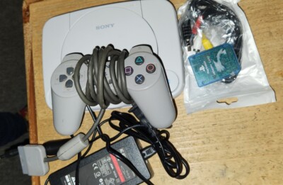 Official Sony PlayStation 1 PS1 Slim PSone Console with controller | eBay