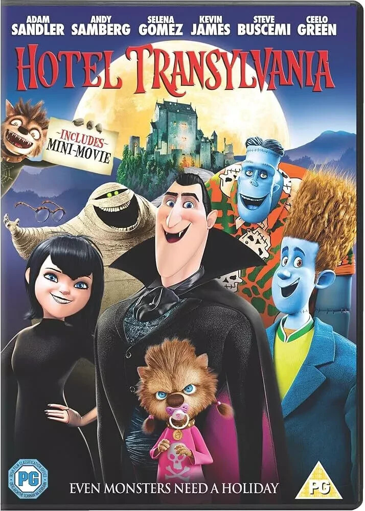 HOTEL TRANSYLVANIA ADAM SANDLER KEVIN JAMES SELENA GOMEZ UK DVD NEW AND SEALED