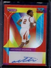 2022-23 Leaf Vivid Arterio Morris Red Auto Autograph #/35 Hawkeyes