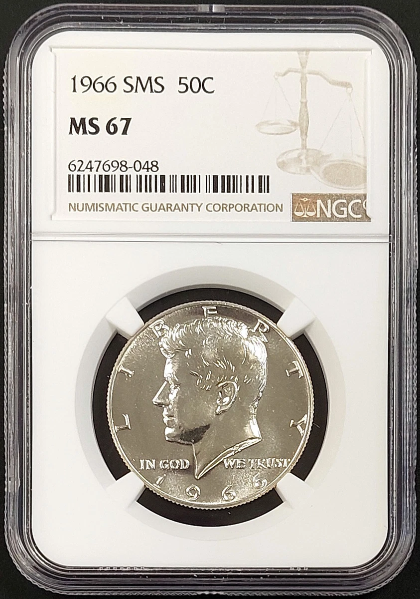 MS 67 Graded 1966 Kennedy US Half Dollars (1964-Now) for sale | eBay