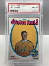 1971-72 O PEE CHEE PAUL SHMYR #6 RC PSA 8