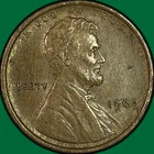 1909 Lincoln Wheat Cent Choice Almost Uncirculated AU+/UNC Coin #41967