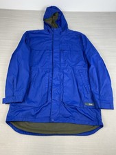 Gap Kids Windbreaker Rain Jacket Lined Blue Water Repel Hooded Size XXL 14-16