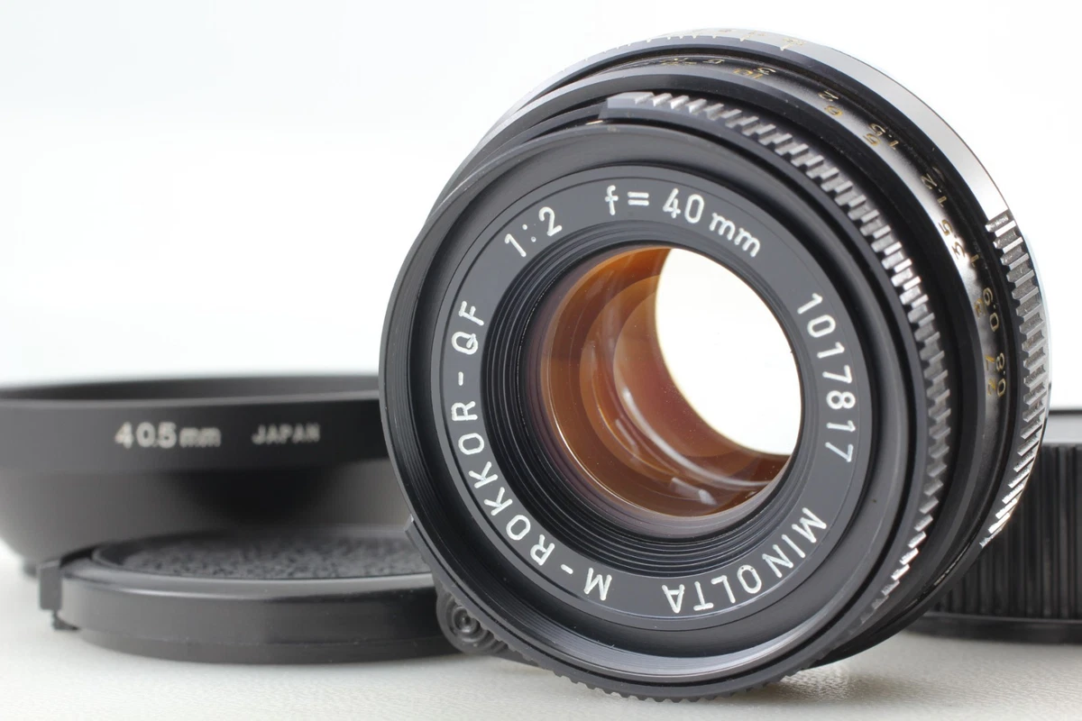 Minolta M Rokkor 40mm F2 for sale - eBay