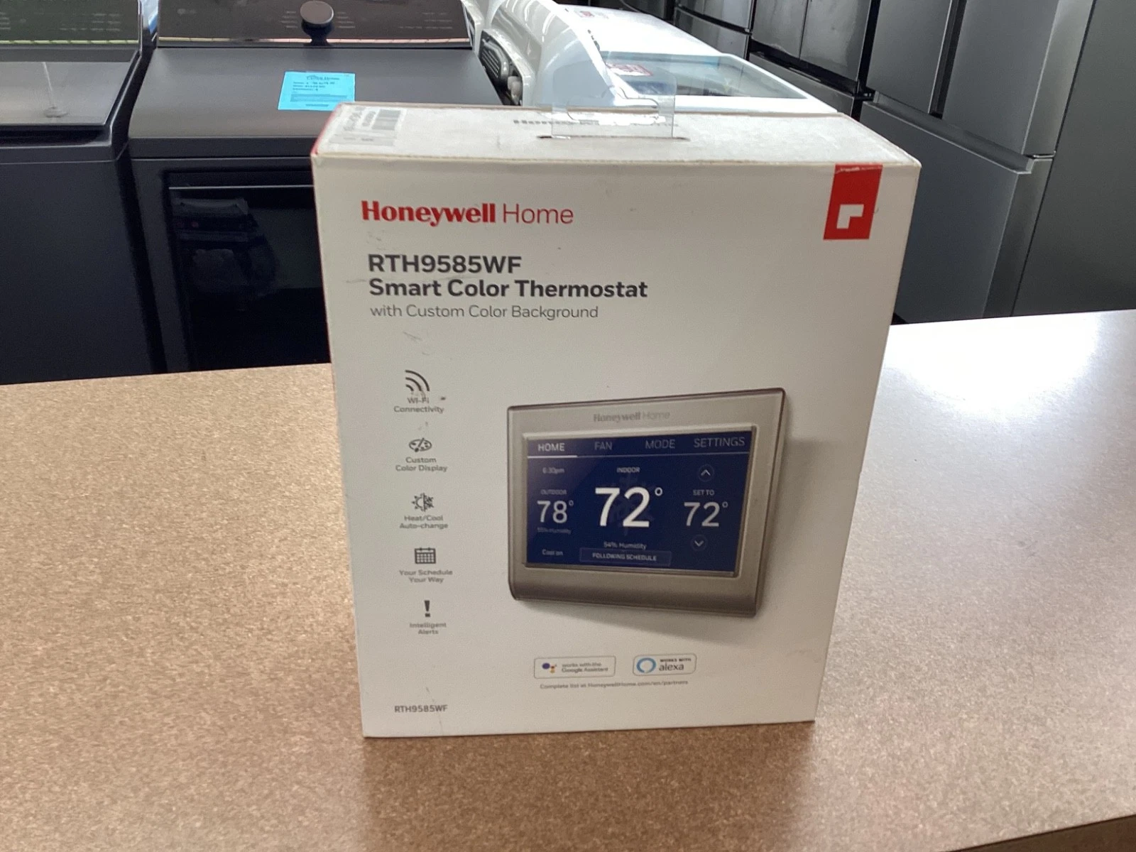 Honeywell Home RTH9585WF1004 Wi-Fi Smart Thermostat - Silver