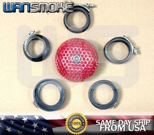 All Size 2.5 - 4 Mushroom Mega Flow Air Filter Jdm For Performance Intake Red