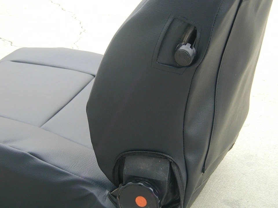 PORSCHE 928 944 993 968 924 S.LEATHER CUSTOM FIT 2 FRONT SEAT COVERS 13 COLORS - Image 4 of 4