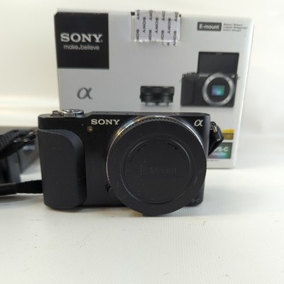 Sony Alpha NEX-3N 16.1MP Digitalkamera - Schwarz Nur Gehäuse und OVP