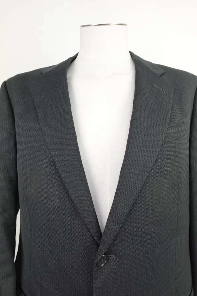 Armani Collezioni Blazer Veste Homme Taille 52 Laine Italy Casual Vintage - Photo 2/4