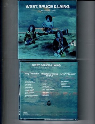 WEST BRUCE & LAING -OUT INTO THE FIELDS: ALBUMS 72-74 (3CD 2025) NEW *23 TRACKS*