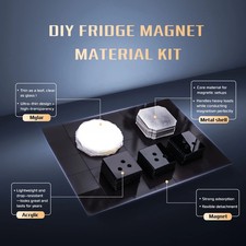 New Hot 2025 Hot Sale 1000sets 50 50mm Square Photo Fridge Magnet Materials