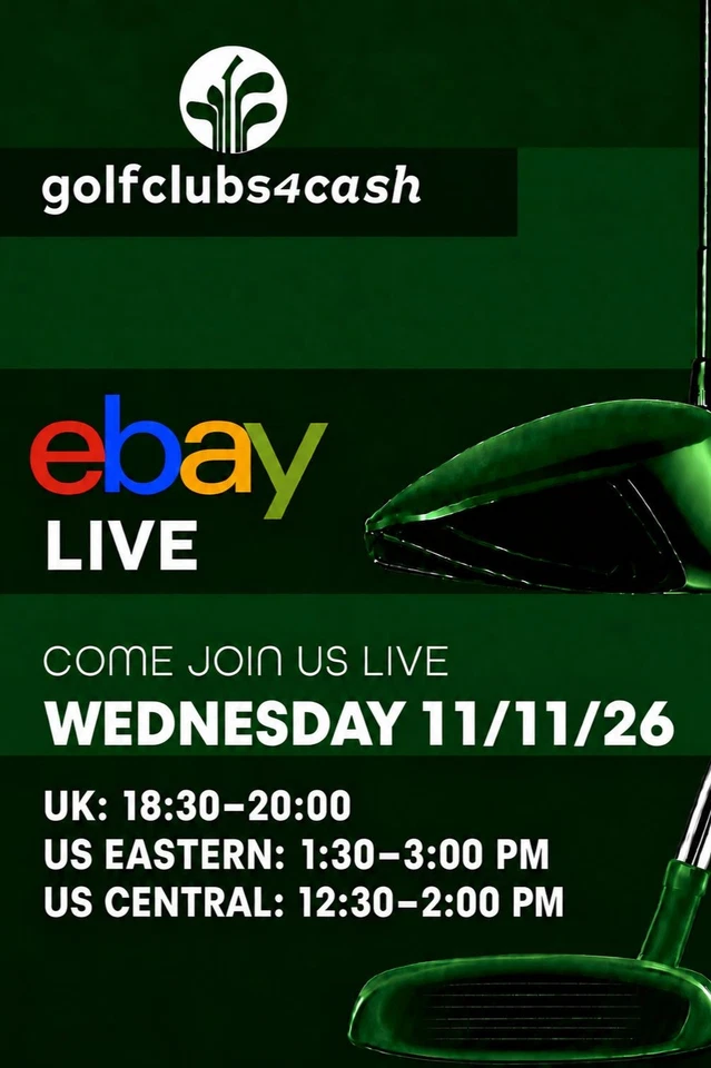 Golfclubs4cash Ebay Live! Europe's Largest Used Golf Selection. £1 Starts⛳