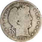 1896-S Barber Half Dollar