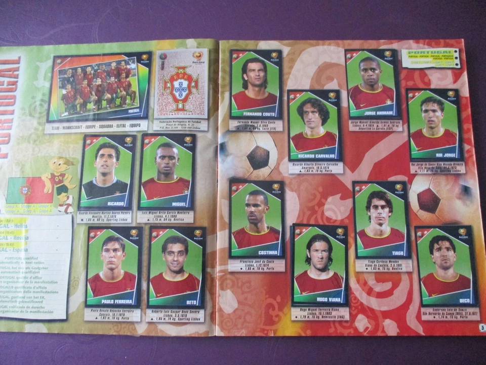 Album Panini Foot Euro 2004 COMPLET super état Zidane - Photo 3/4