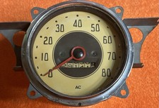 Vintage 1930s 36 Chevrolet Auto Gmc Truck Pickup 80 Mph Speedometer Gauge Old