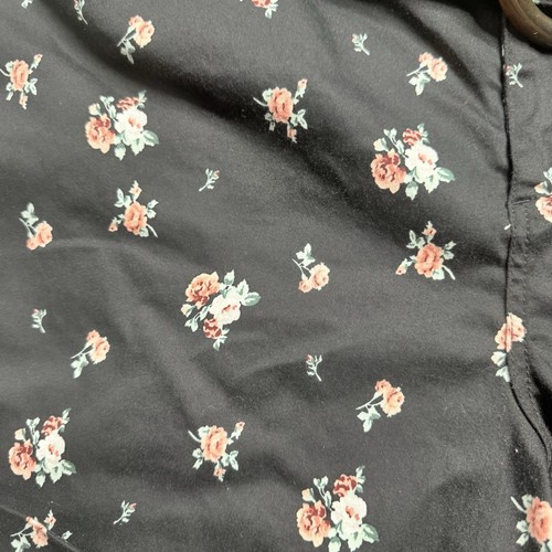 Torrid Shorts Sz 26 Floral Sateen Stretch 4 Belted Dressy Silky Black Cuffed - Picture 3 of 13