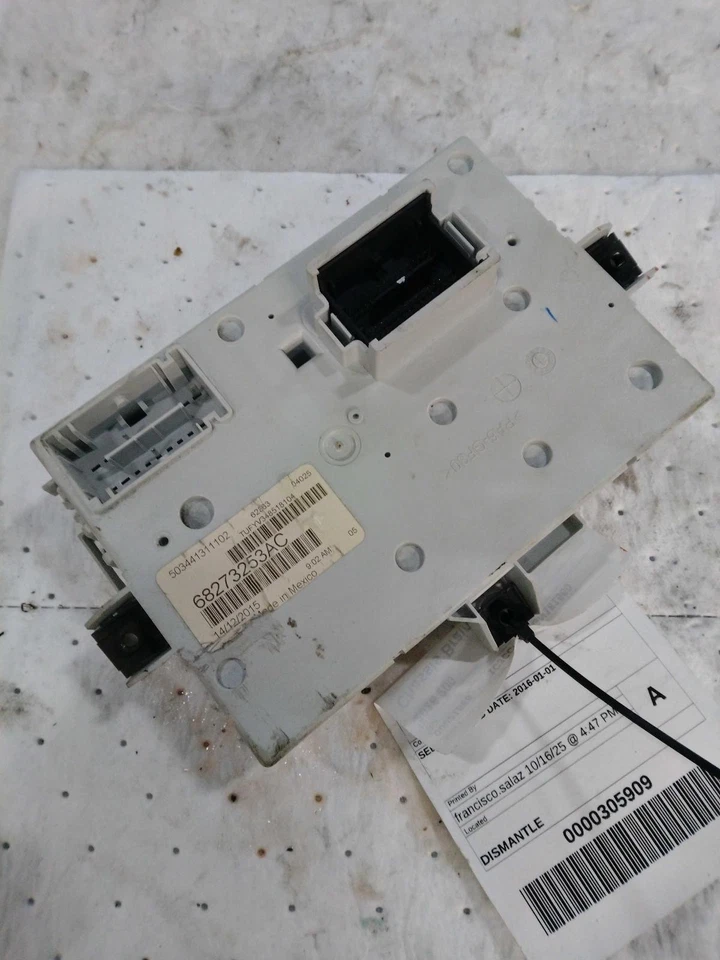 2016 Chrysler 200 Body Control Module OEM 68273253AC 83K Miles Blue - Image 3 of 4