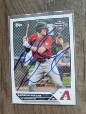 Andrew Pintar Signed 2023 Topps Pro Debut Baseball Card #PD-75 Dbacks