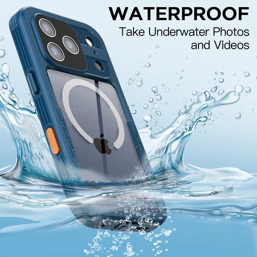 For iPhone 17 Pro Max 17 Pro MagSafe Waterproof Case Shockproof Heavy Duty Cover