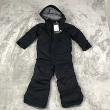 Burton Toddler One-Piece Snowsuit Hooded Ski Snowboarding Size 3T Black NWT $154