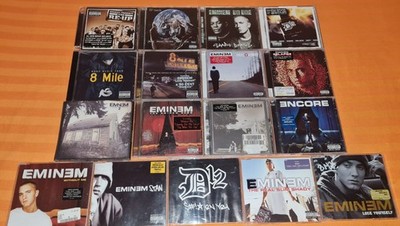 20 CDs Eminem Sammlung 50 Cent D12 Bizarre Shady Rec. RBX MC Breed 2Pac Paket