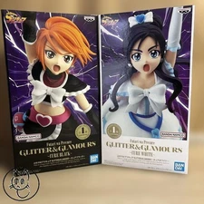 Precure Pretty Cure GLITTER & GLAMOURS Cure Black & Cure White Figure Set New