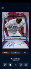 Topps Bunt 25 - Tribute '25 Rece Hinds Blue Signature Iconic DIGITAL