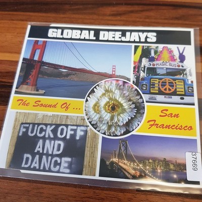 GLOBAL DEEJAYS the sound of san francisco VG+/EX (MCD, Techno, Superstar)