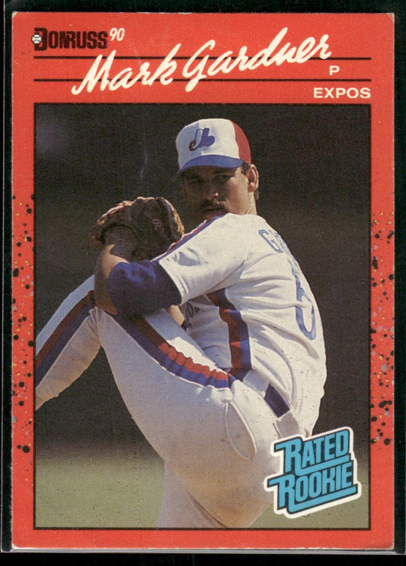 1990 Donruss #40 Mark Gardner Rookie Montreal Expos