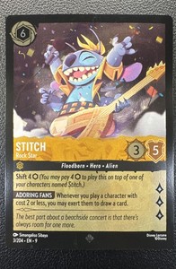 Disney Lorcana Stitch - Rock Star 3/204 Fabled Foil