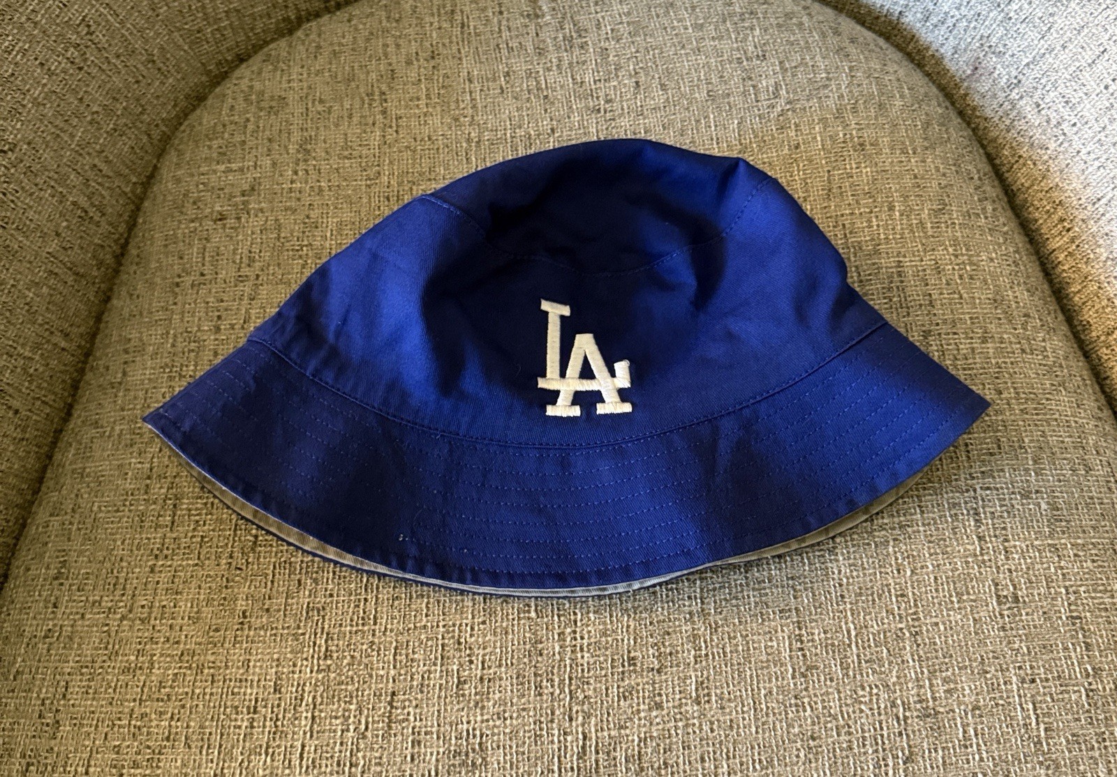 LA Dodgers monogram all over print reversible buc… - image 3