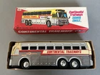 Continental Trailways Silver Eagle Tin Friction Toy Bus w/Box Japan Rare!
