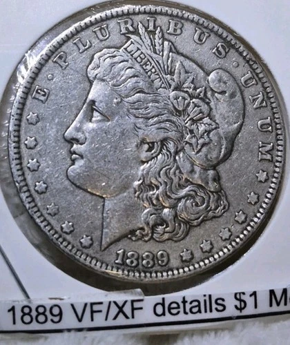 1889-P VF/XF Morgan Silver Dollar~NO RESERVE~ My Private Collection #1658