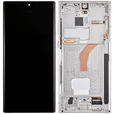 OLED Assembly W/Frame For Galaxy S22 Ultra 5G 120Hz Phantom White