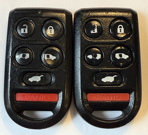 Factory Honda Odyssey Key Fobs - OEM (2) 6 Button Key Fob- Both Work Great