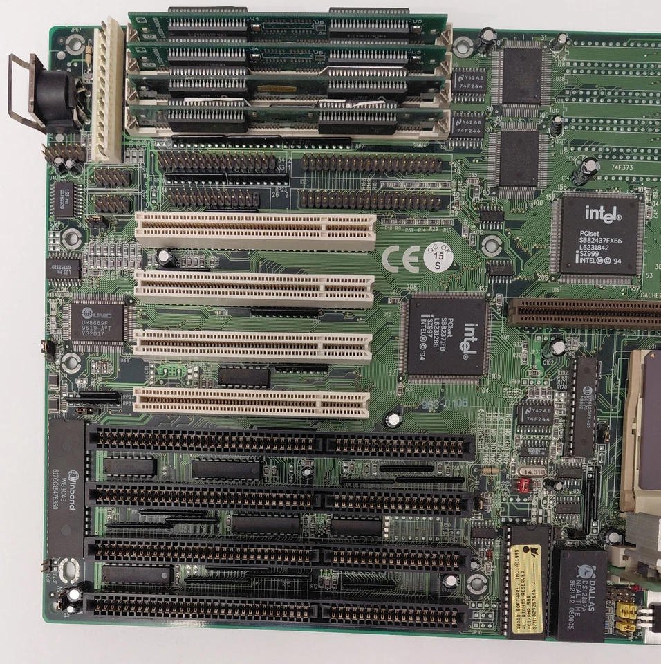 Shuttle HOT-541 Sockel 7 ISA retro Mainboard + Cyrix ST6X86 P166+ + 32MB RAM - Bild 2 von 3
