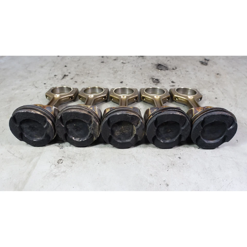2011-2017 BMW F30 335i F10 535i N55 6-Cyl Piston and Connecting Rod Set of 5 OEM - Imagem 2 de 4