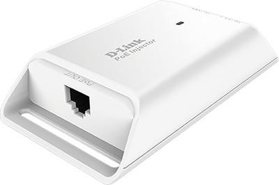 D-Link DPE-101GI 1-Port Gigabit PoE Injector, Weiß, Plug and Play, BRANDNEU