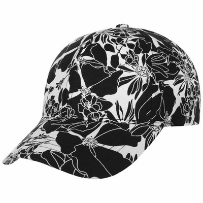 LIPODO Twotone Flower Print Cap Basecap Baseballcap Damencap Caps